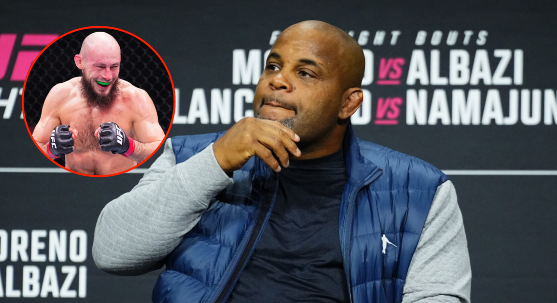 Pop out of Daniel Cormier at UFC Edmonton Q&A and Rinat Fakhretdinov at UFC 308