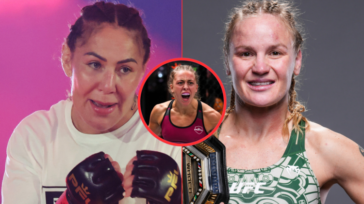 Cris Cyborg, Dakota Ditcheva and Valentina Shevchenko