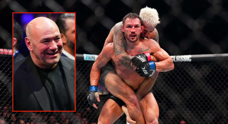 Pop out of Dana White, Charles Oliveira vs Michael Chandler at UFC 309