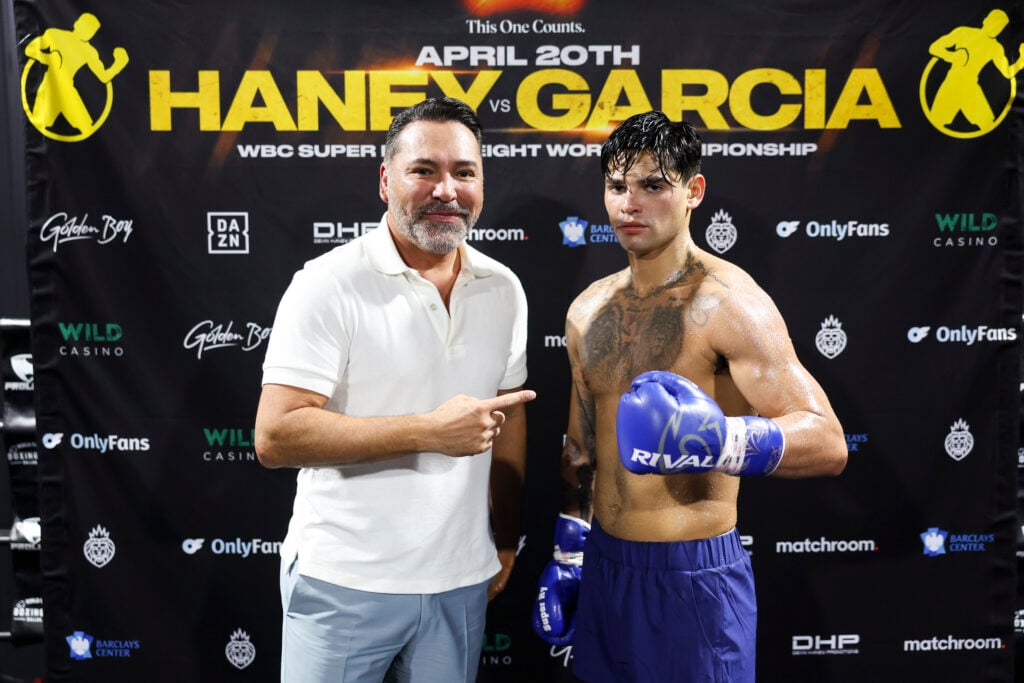 Oscar De La Hoya and Ryan Garcia