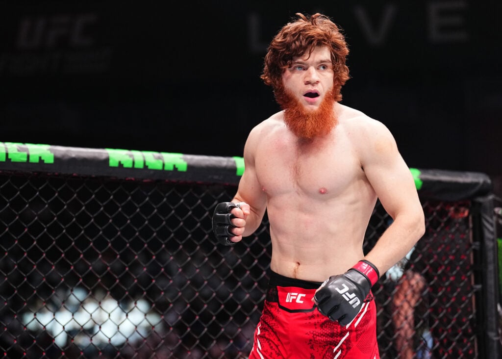 Shara Magomedov during a UFC fight