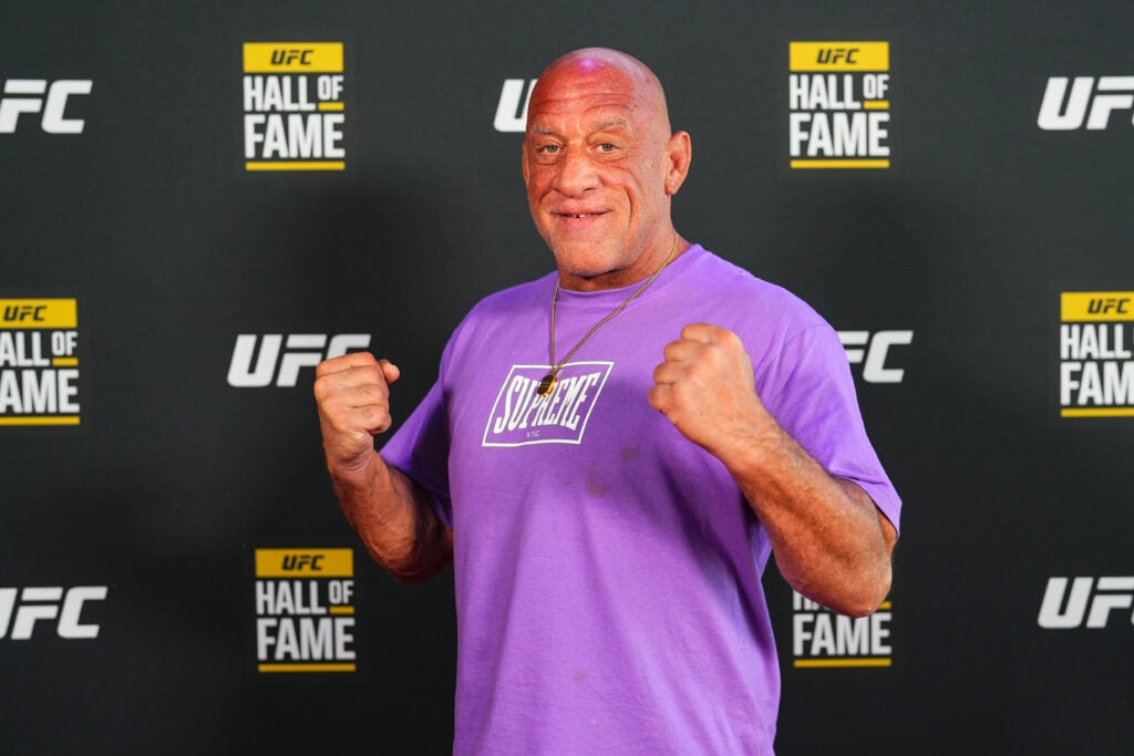 Mark Coleman at the UFC Hall of Fame 2024 Induction Ceremony