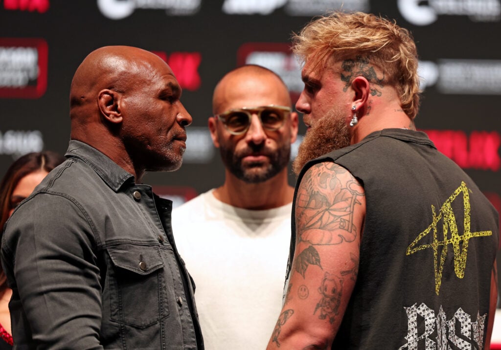 Press Conference For LIVE On Netflix: Jake Paul Vs. Mike Tyson
