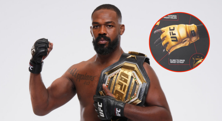 Pop out of Jon Jones' UFC 309 fighter portrait and the UFC Official Fight Glove Announcement