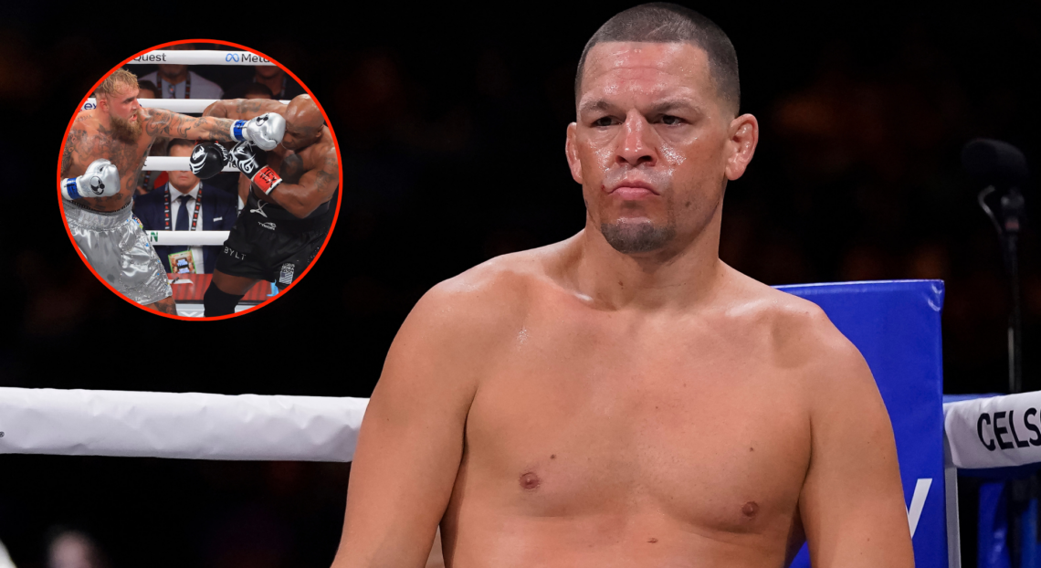 Nate Diaz, Jake Paul, Mike Tyson