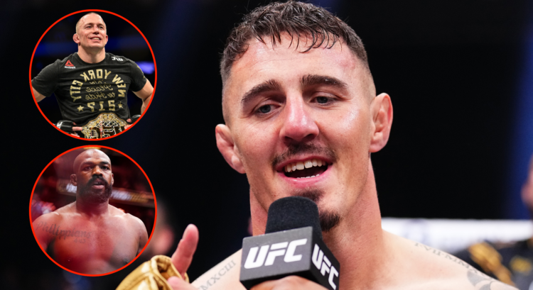 Tom Aspinall, Georges St-Pierre, Jon Jones
