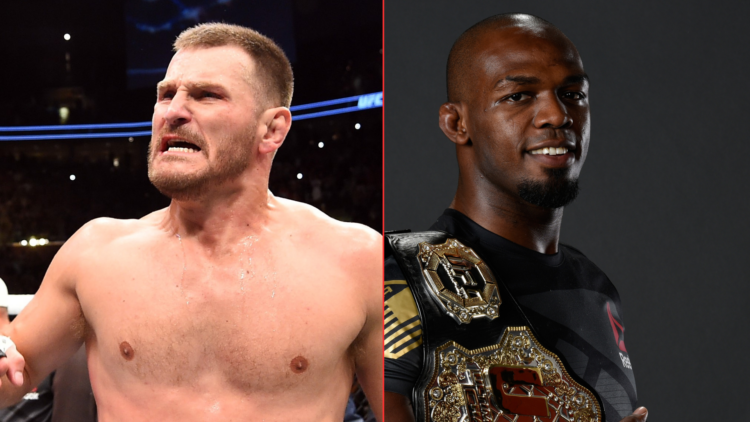 Stipe Miocic and Jon Jones
