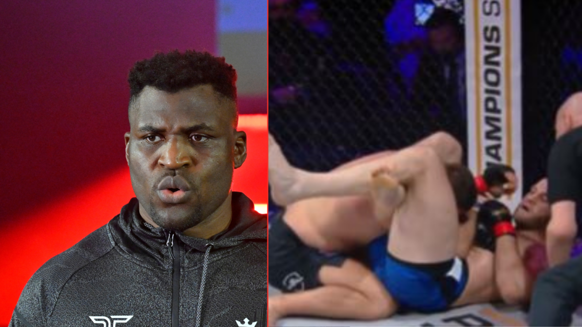 Francis Ngannou and PFL screengrab