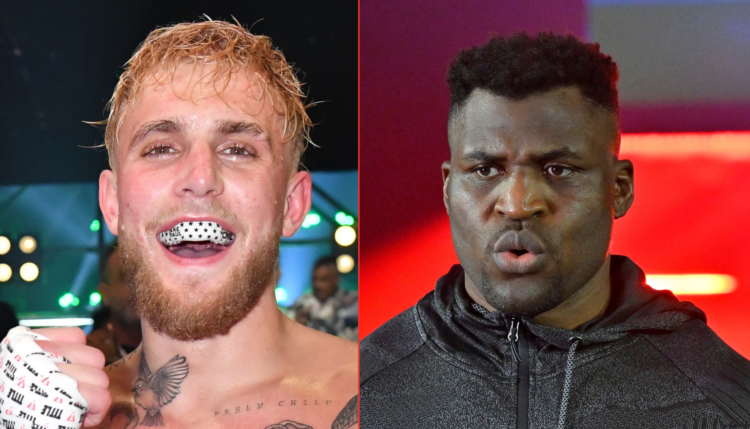 Jake Paul and Francis Ngannou