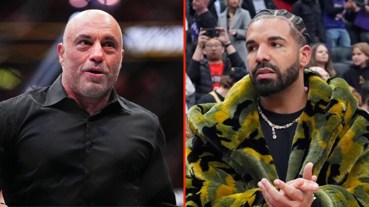 Joe Rogan and Drake.