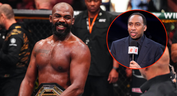 Pop out of Jon Jones at UFC 309 and Stephen A Smith at Dallas Mavericks v Philadelphia 76ers