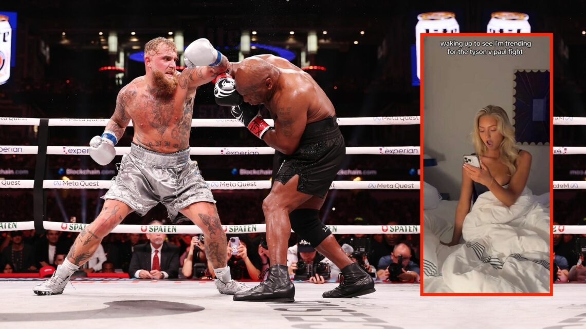 Jake Paul and Mike Tyson.