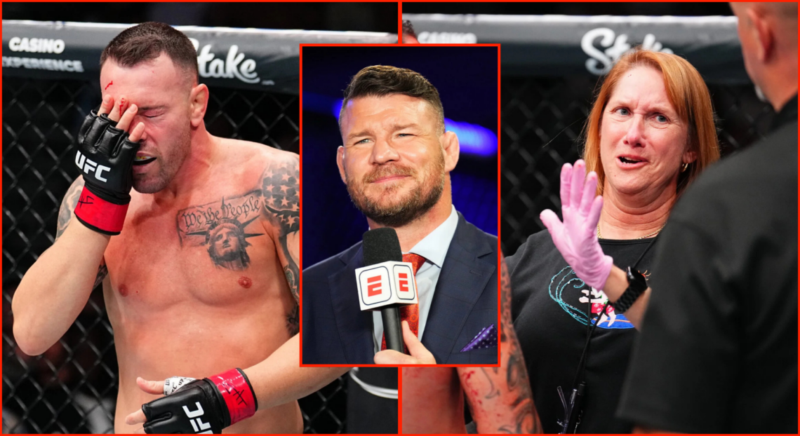 Pop out of Colby Covington (left/right) at UFC Tampa and Michael Bisping at UFC Fight Night: Sato v Gorimbo