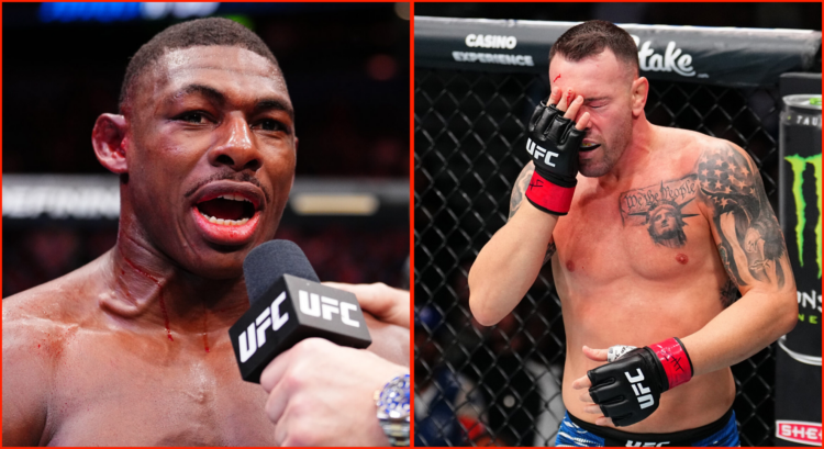 Side by side of Joaquin Buckley and Colby Covington at UFC Tampa