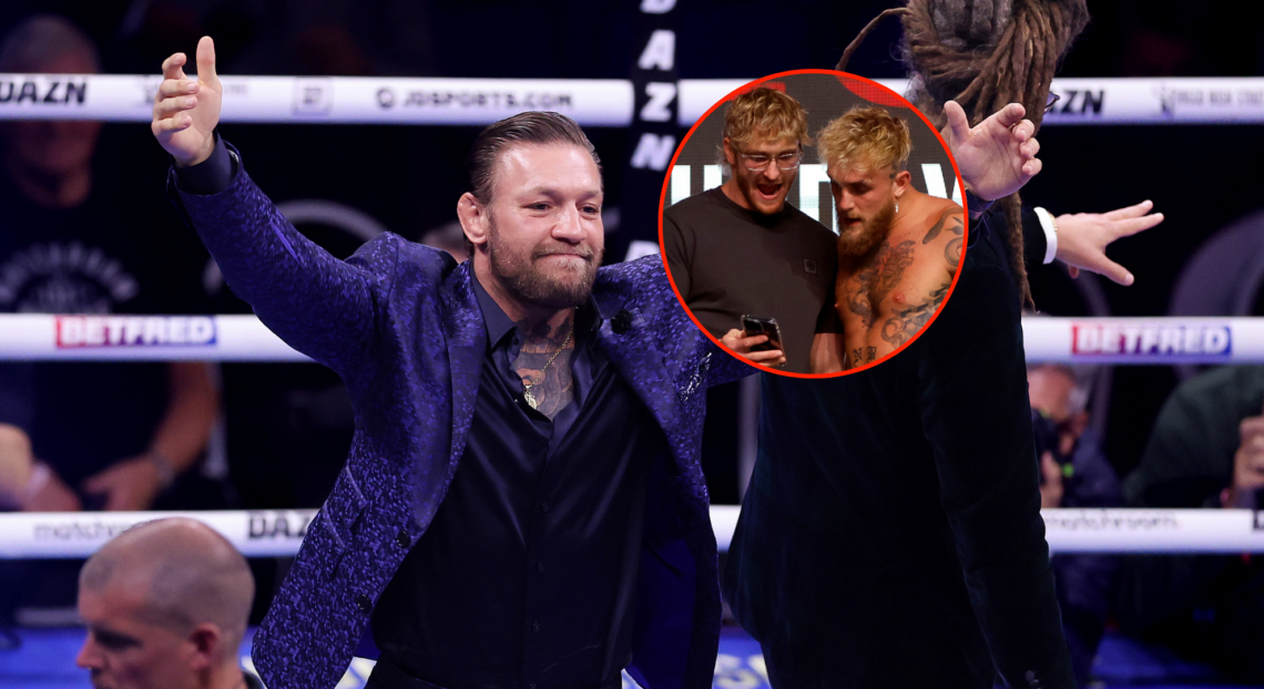 Conor McGregor and the Paul Brothers Logan and Jake