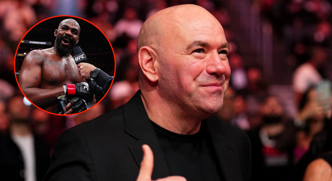 Pop out of Dana White at UFC 310 and Jon Jones at UFC 309