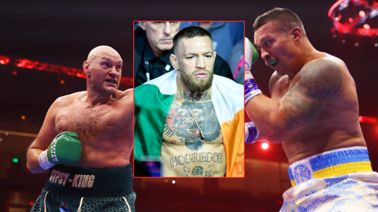Tyson Fury, Conor McGregor and Oleksandr Usyk
