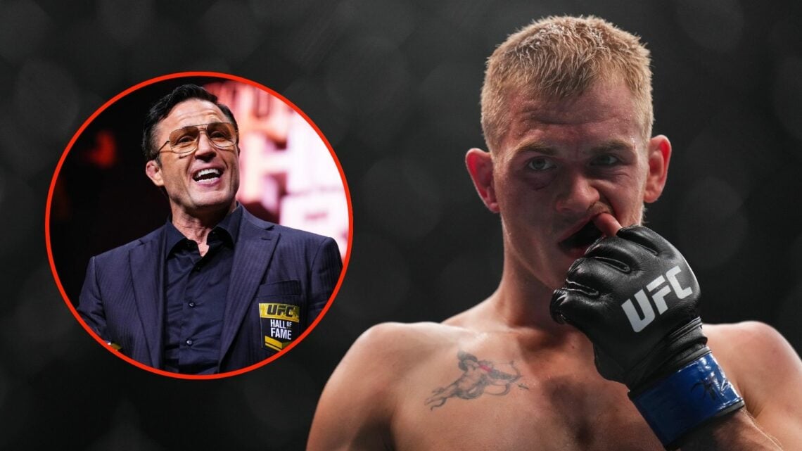 Ian Garry. Inset, Chael Sonnen