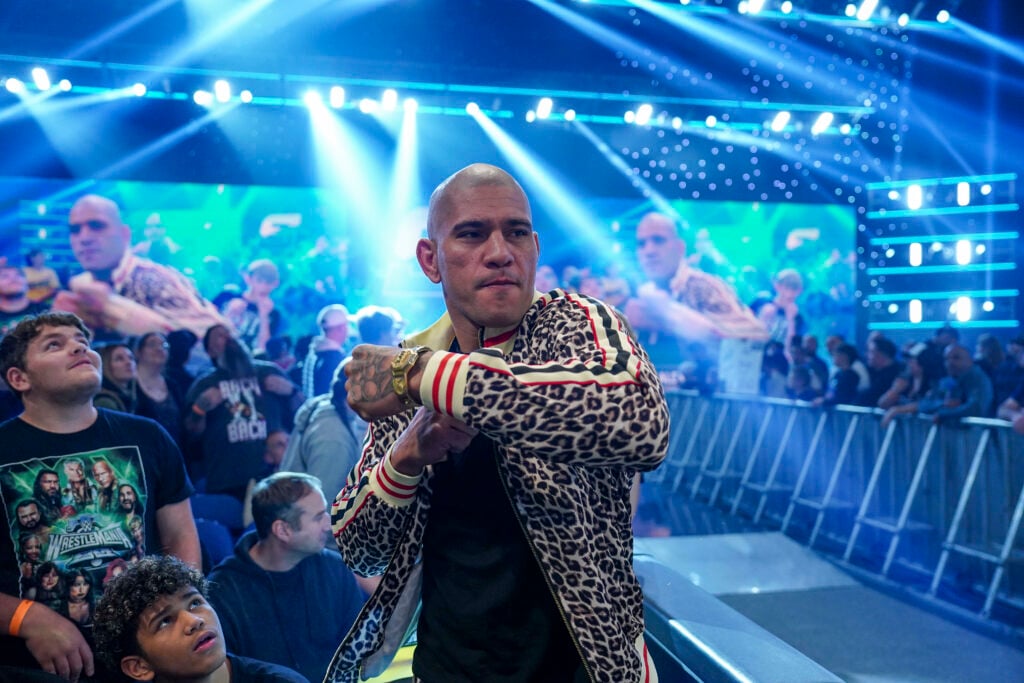 Alex Pereira at WWE SmackDown