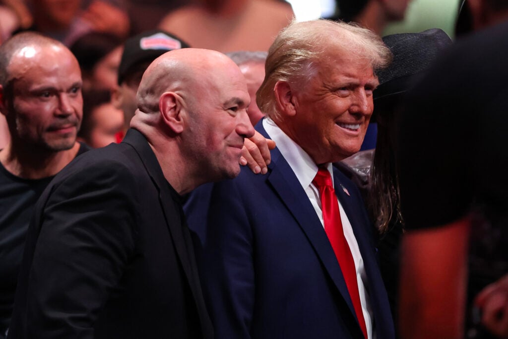 Dana White with Donald Trump