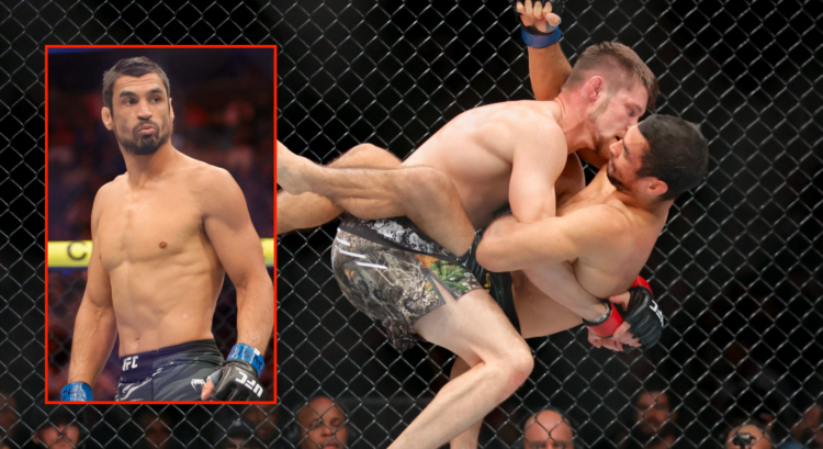 Pop out of Bryce Mitchell vs Kron Gracie at UFC 310 in Las Vegas