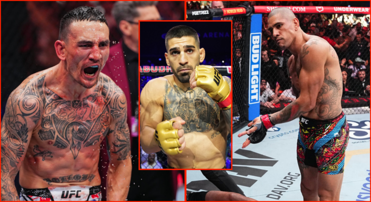 Pop out of Max Holloway at UFC 300, Ilia Topuria at UFC 308 and Alex Pereira at UFC 300.