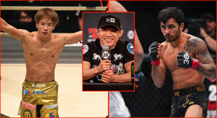Pop out of Kai Asakura at RIZIN GP 2017, Kyoji Horiiguchi at Bellator 295 and Alexandre Pantoja at UFC 296