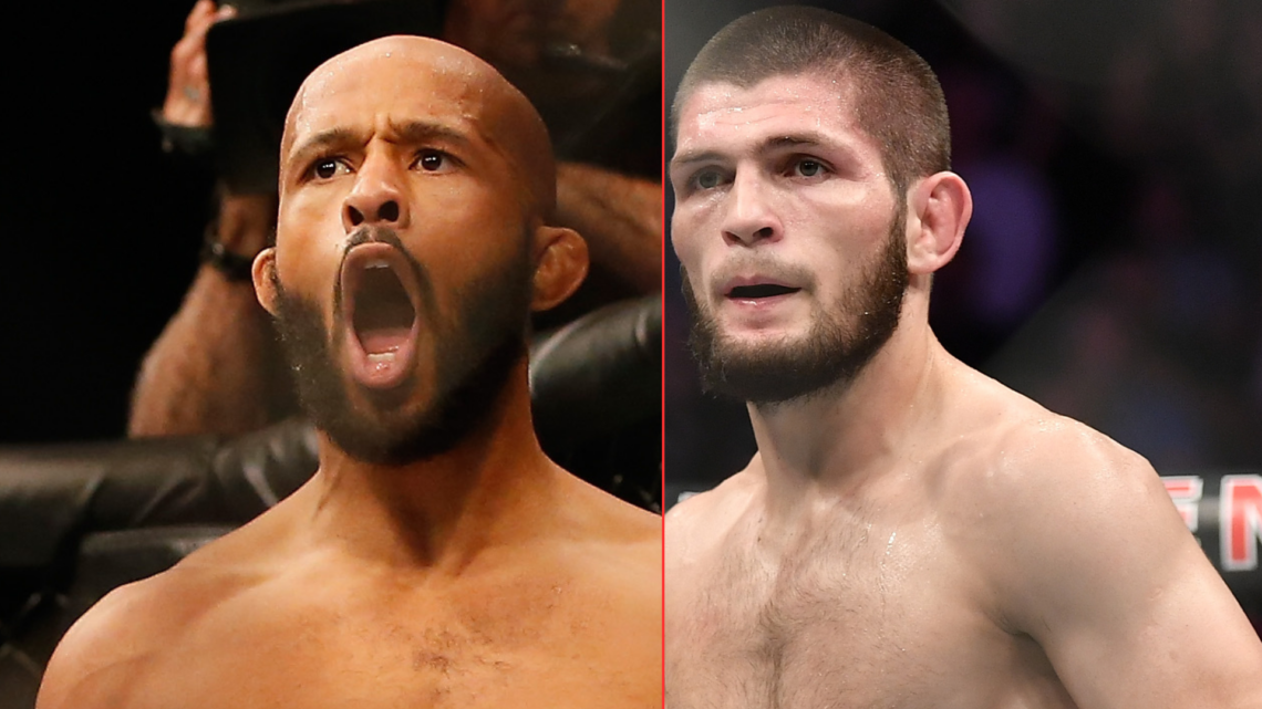 Demetrious Johnson and Khabib Nurmagomedov