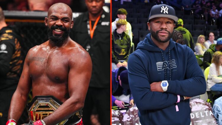 Jon Jones and Floyd Mayweather.