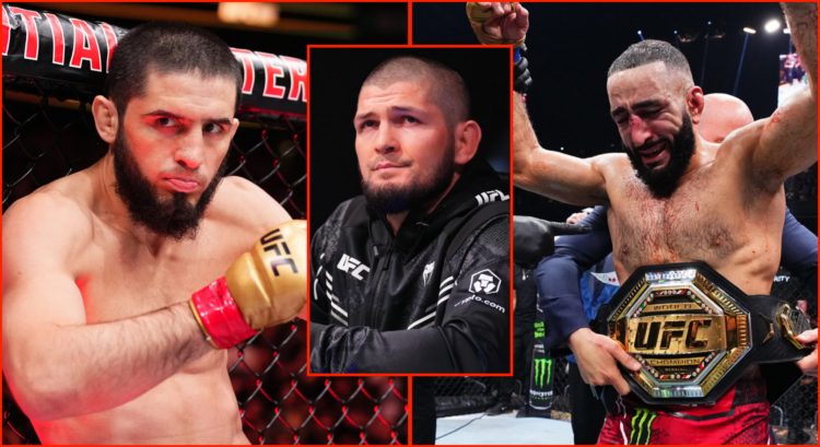 Pop out of Islam Makhachev at UFC 302, Khabib Nurmagomedov at UFC Fight Night Abu Dhabi and Belal Muhammad at UFC 304