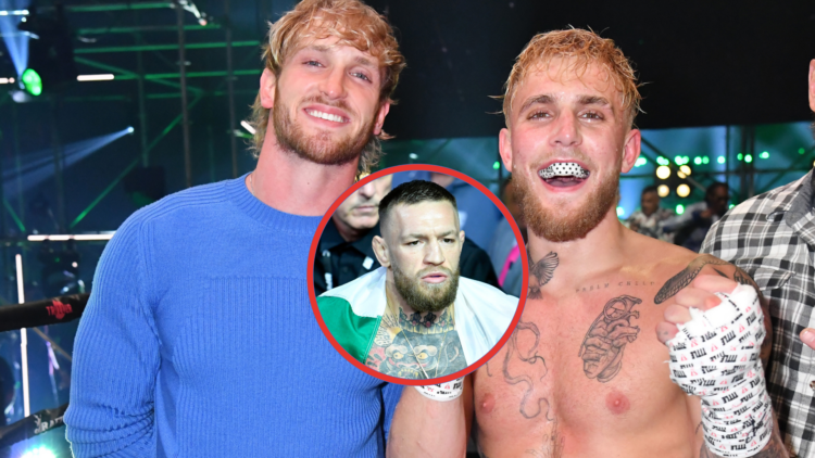 Logan Paul, Conor McGregor and Jake Paul