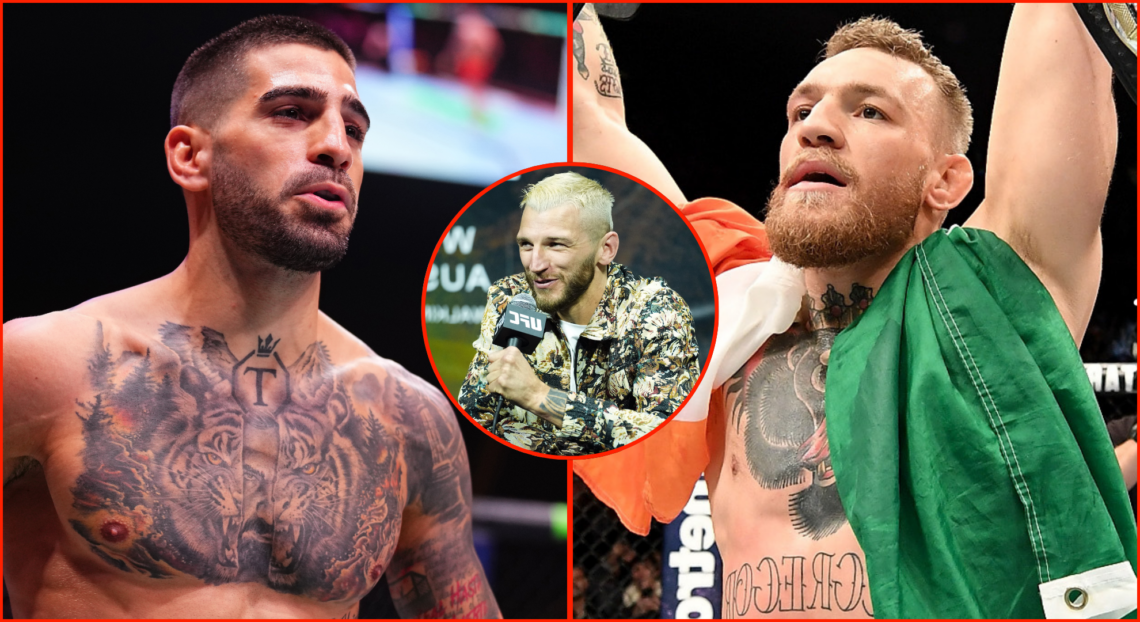 Ilia Topuria, Dan Hooker, Conor McGregor