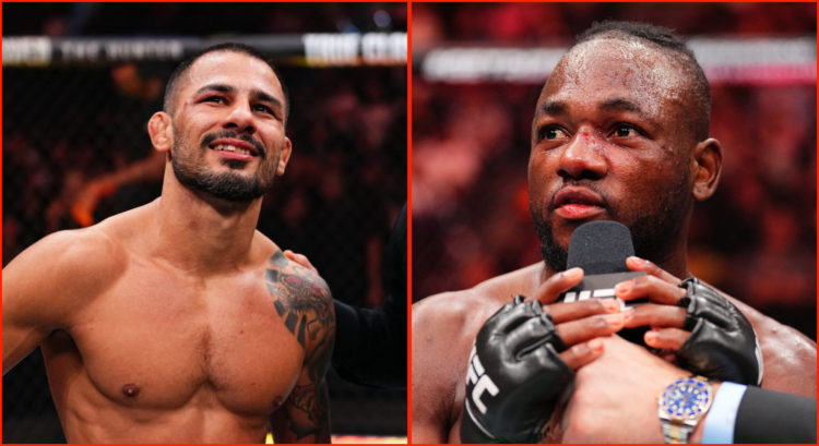 Side by side of Manel Kape at UFC Tampa and Alexandre Pantoja at UFC 310