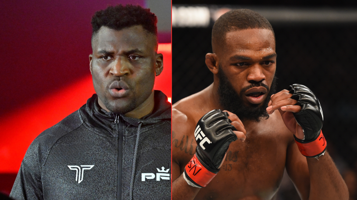 Francis Ngannou and Jon Jones