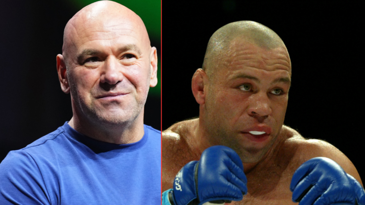 Dana White and Wanderlei Silva