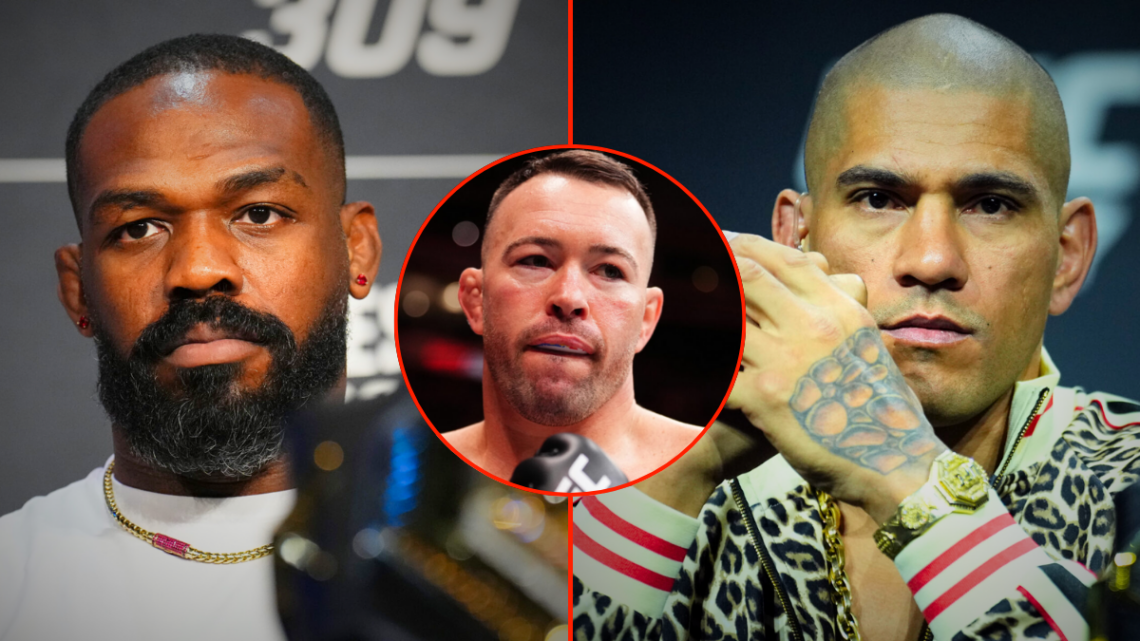 Jon Jones, Colby Covington, and Alex Pereira