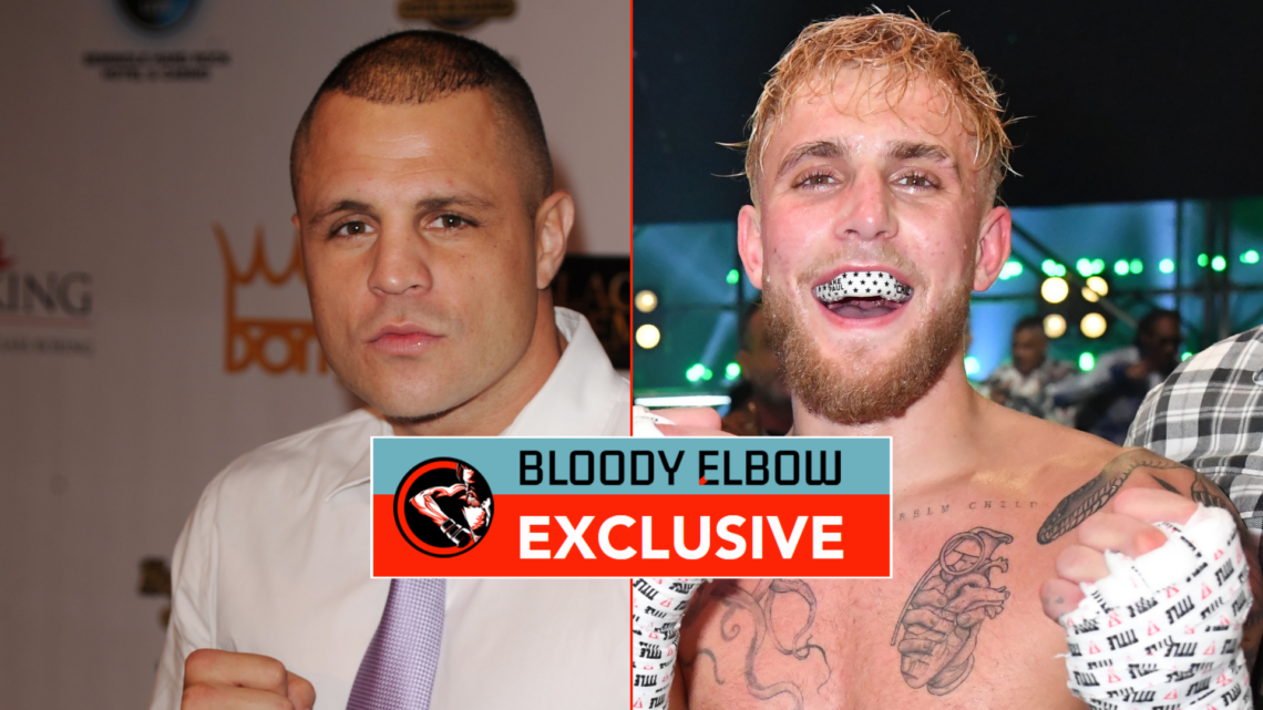 BJ Flores and Jake Paul with exclusive banner