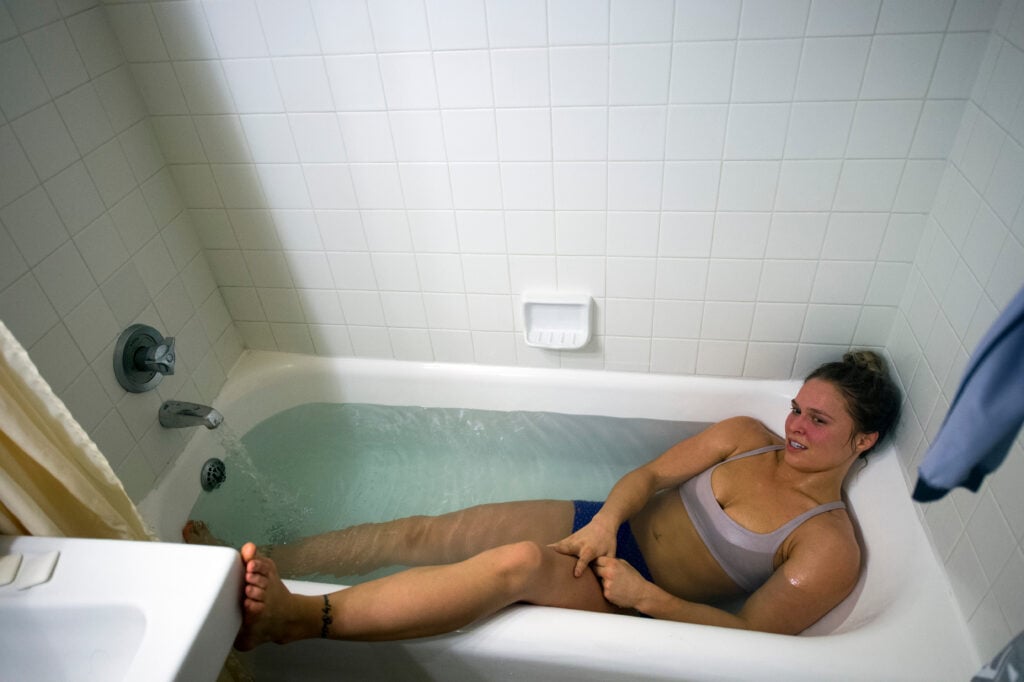 2015 Ronda Rousey Prepares For A Fight