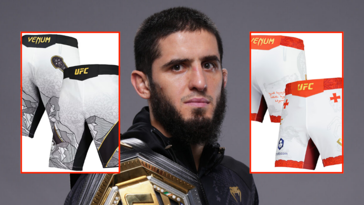 Islam Makhachev and Merab Dvalishvili turn heads with custom shorts ahead of UFC 311