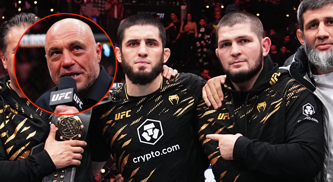 Joe Rogan, Islam Makhachev and Khabib Nurmagomedov