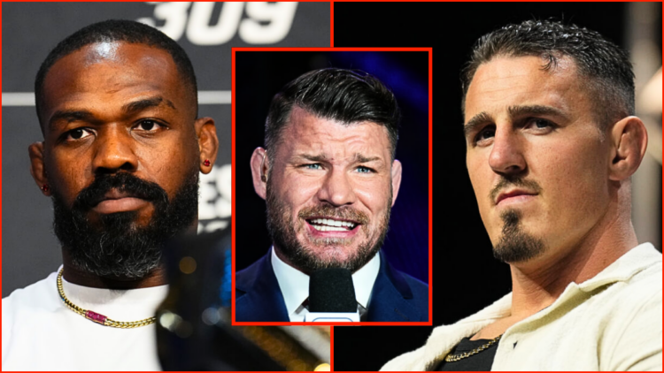 Jon Jones vs Tom Aspinall perfect BMF co-main event named by UFC legend Michael Bisping