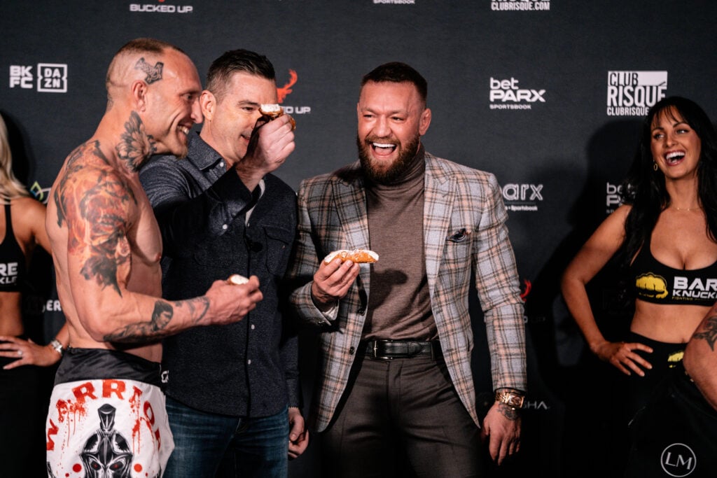 Conor McGregor at BKFC weigh-in