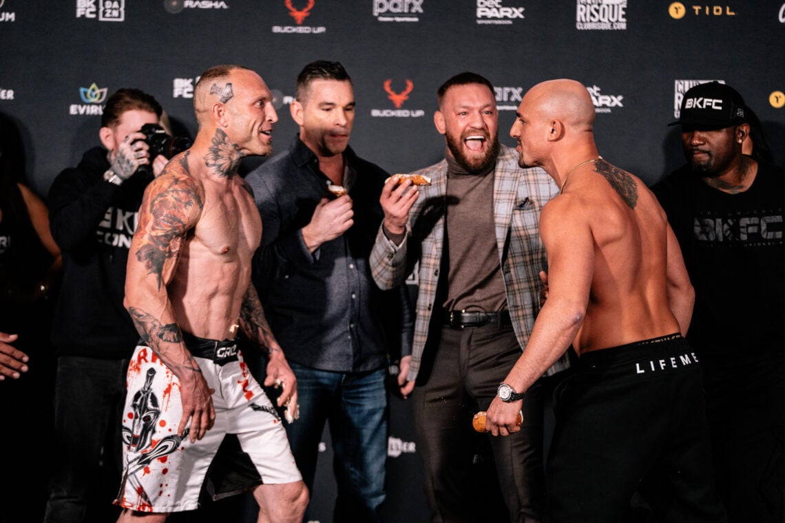 Conor McGregor at BKFC weigh in