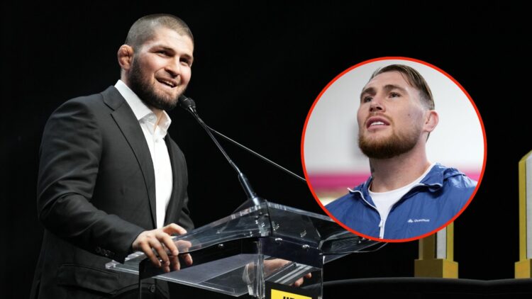 Khabib Nurmagomedov and a pop out of Darren Till