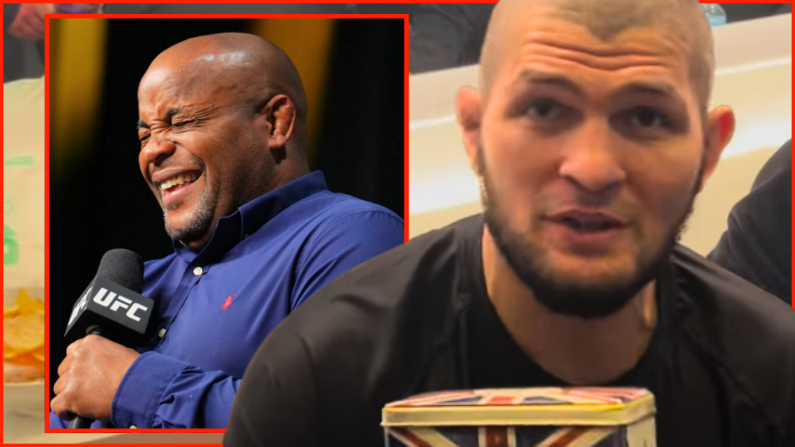 Khabib Nurmagomedov fires hilarious jab at 'bad student' Daniel Cormier in behind the scenes video