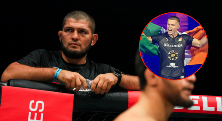 Pop out of Khabib Nurmagomedov and Paul Hughes