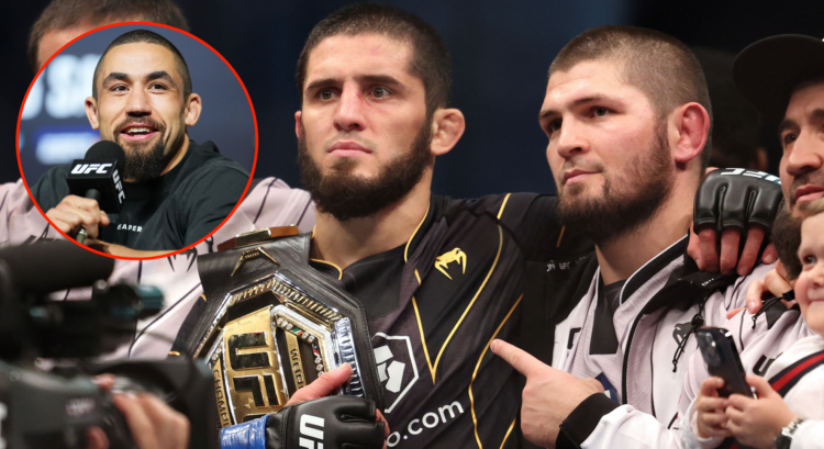 Islam Makhachev, Khabib Nurmagomedov, Robert Whittaker