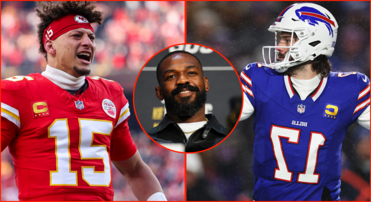 Jon Jones, Josh Allen, Patrick Mahomes