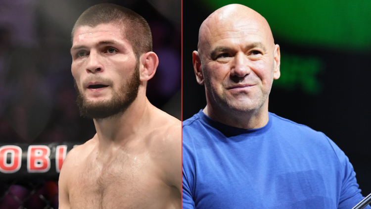 Khabib Nurmagomedov and Dana White