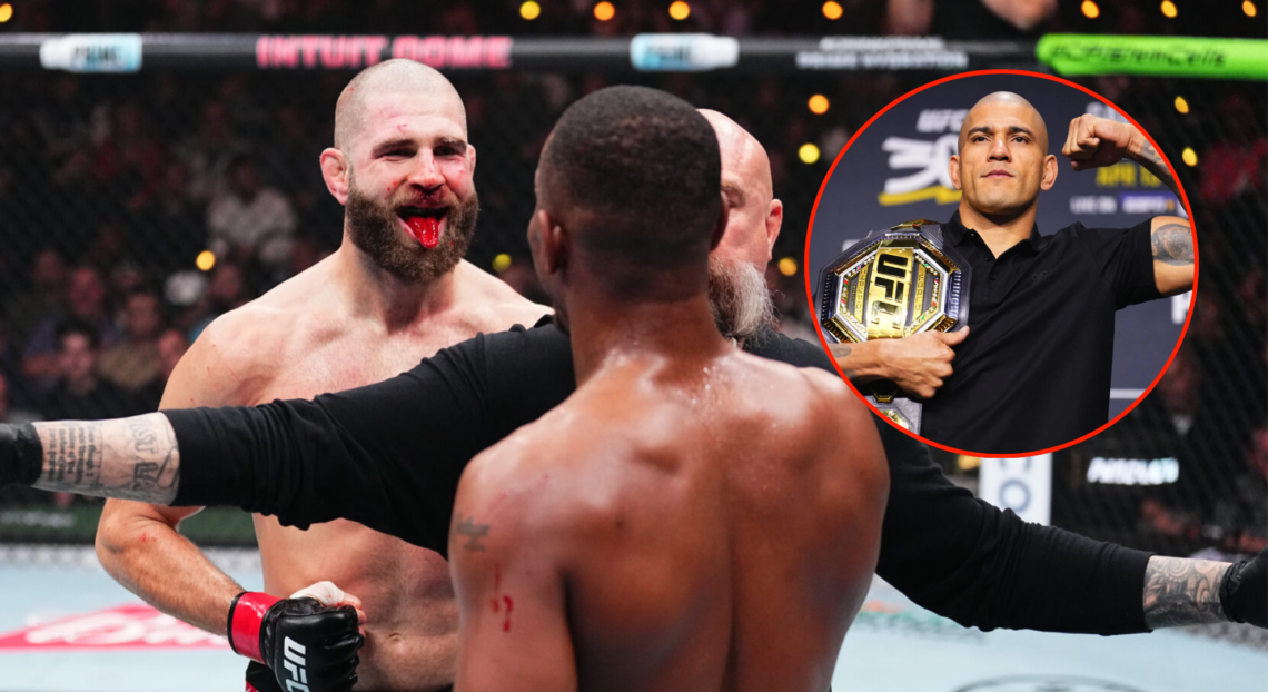 Pop out image of Jiri Prochazka vs Hill at UFC 311 and Alex Pereira at UFC 300 Press Conference